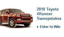 Toyota Sweepstakes